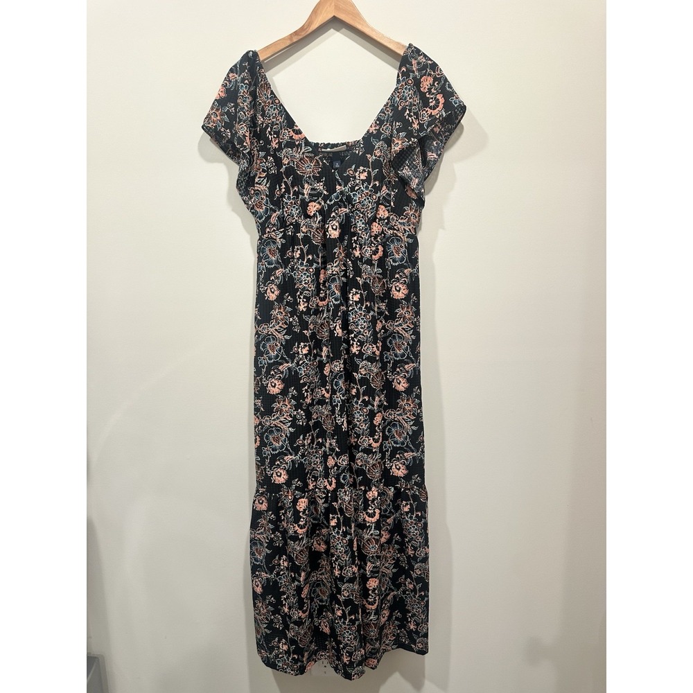 Universal Thread NWT Maxi Dress Floral Black Medium